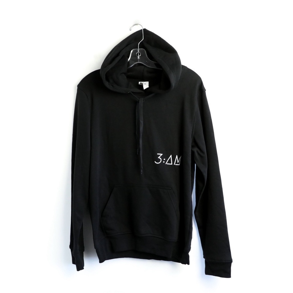 Just Like HERO 2020 unisex 3 am print black hoodie S Small athleisure streetwear
